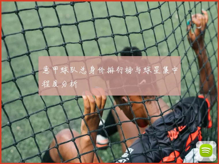意甲球队总身价排行榜与球星集中程度分析