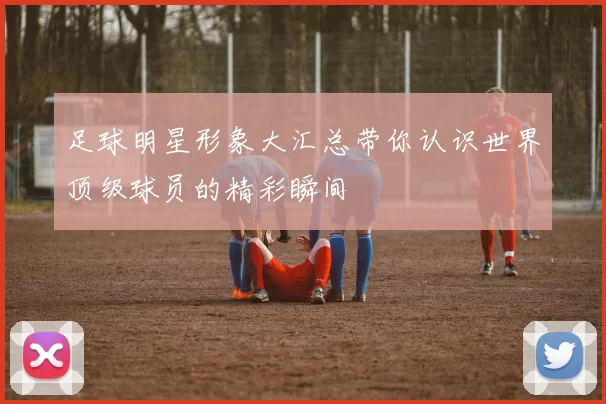 足球明星形象大汇总带你认识世界顶级球员的精彩瞬间